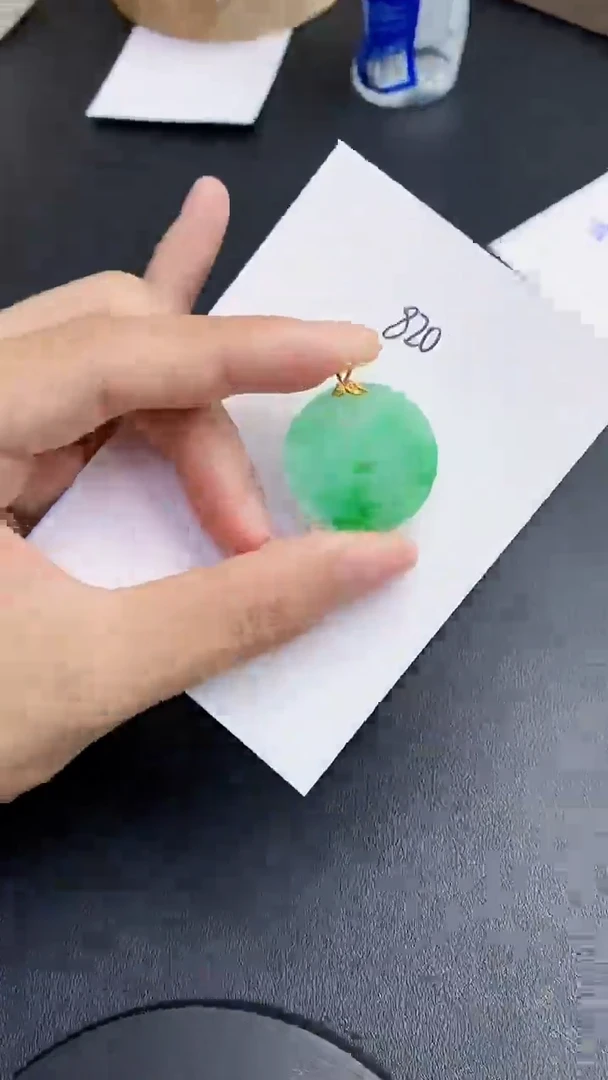 【闪购商品】翡翠颈饰18K金镶嵌0000000000