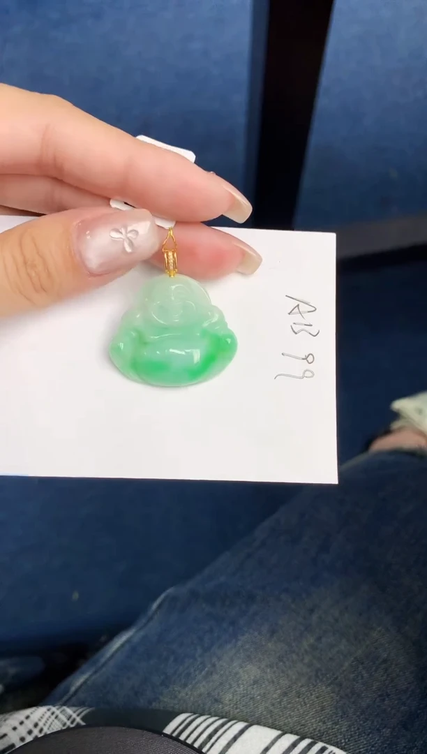 【闪购商品】翡翠颈饰18K金镶嵌000000000