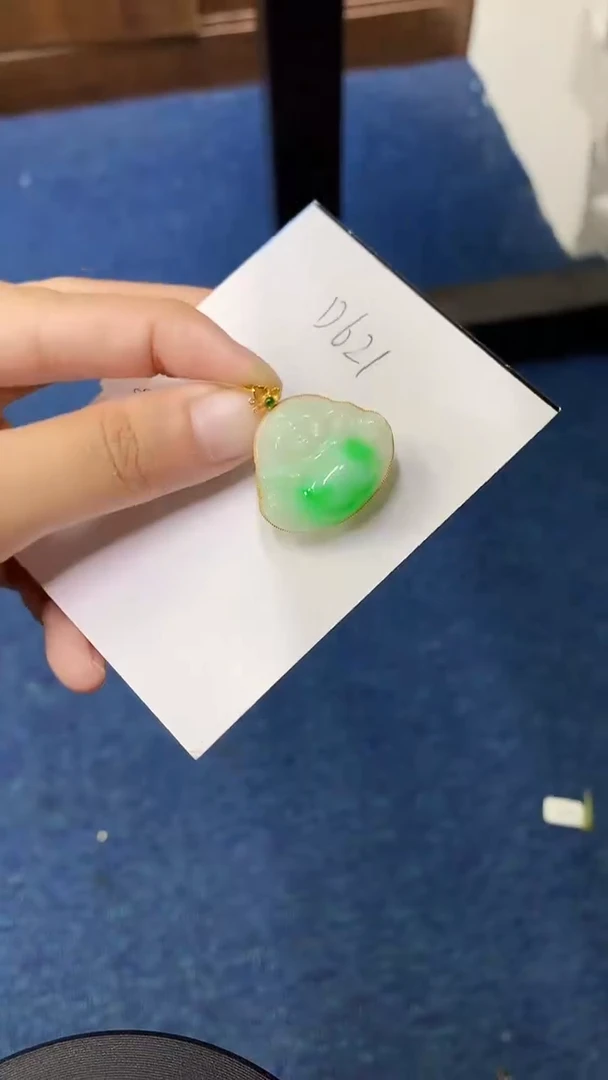 【闪购商品】翡翠颈饰18K金镶嵌00000000000