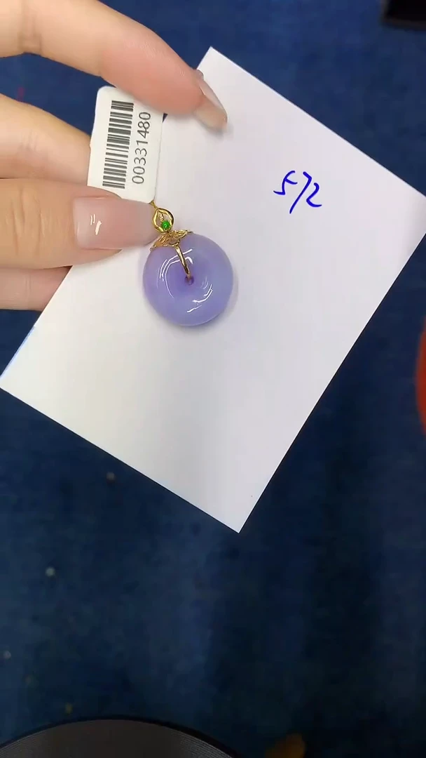 【闪购商品】翡翠颈饰18K金镶嵌0000000000