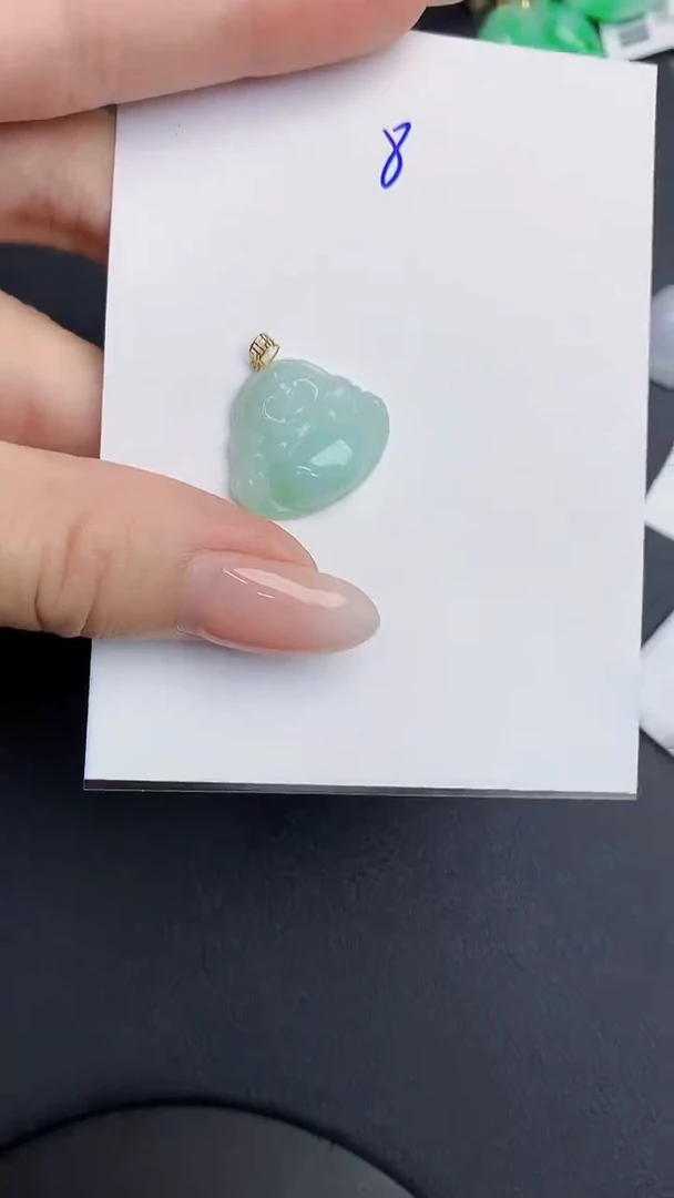 【闪购商品】翡翠颈饰18K金镶嵌00000000000