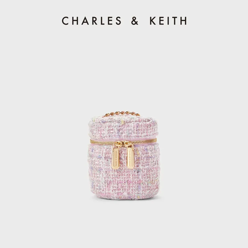 CHARLESKEITH女士粗花呢迷你链条斜挎包女包【原】CK6-80681110