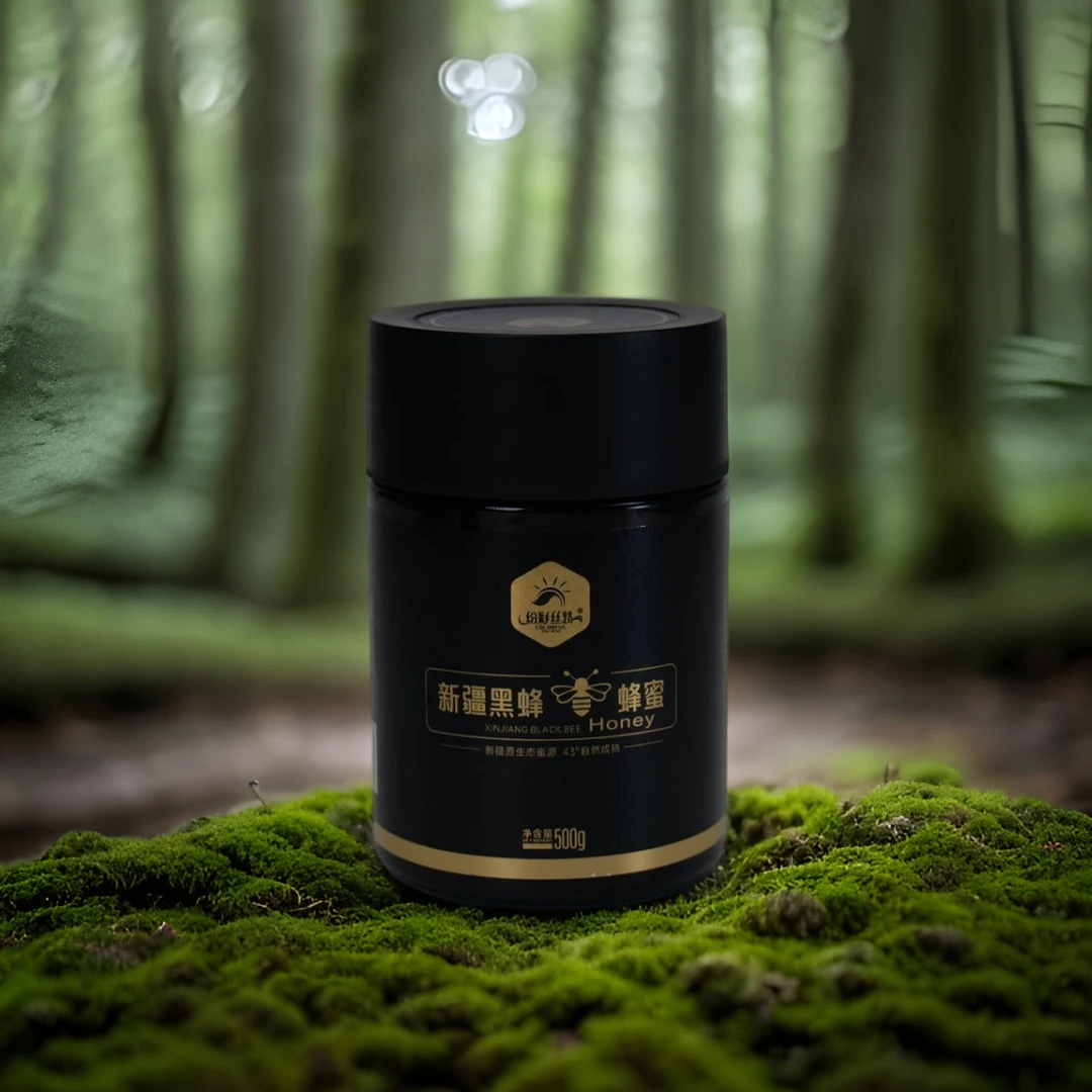 新疆黑蜂蜂蜜成熟蜜黑蜂蜜蜂蜜官方正品