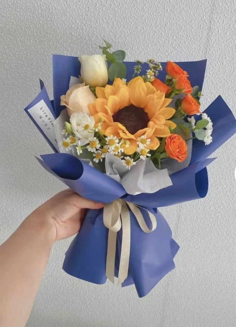 【喜运来鲜花】向日葵花束鲜花配送毕业典礼花束送老师沈阳同城配送