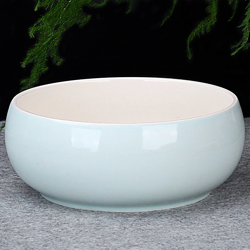 茶洗中号翡翠蓝洗茶具盆配件大全陶瓷器精品家用品中式洗茶杯茶道
