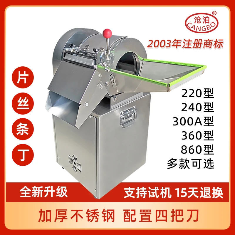 沧泊土豆切片机商用萝卜切丝机商用土豆丝机商用切菜机切薯片神器