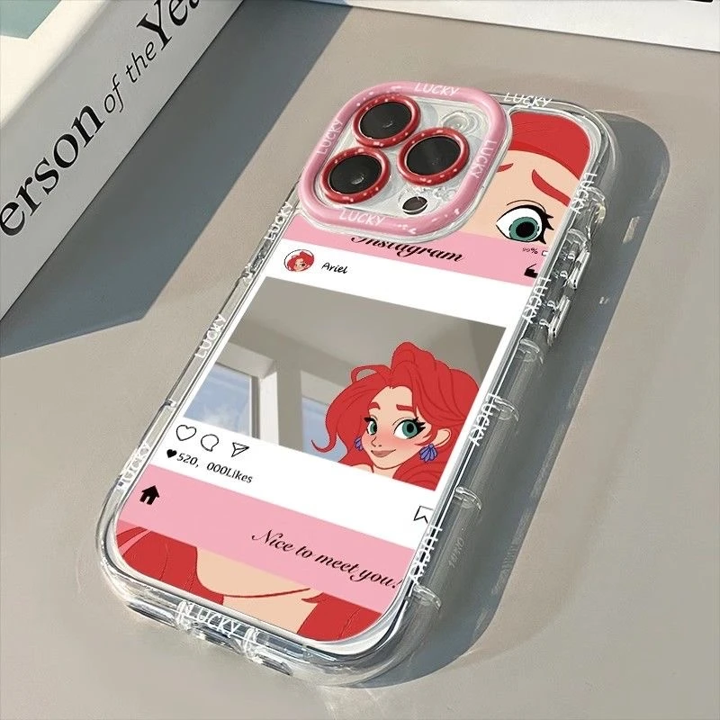 公主适用苹果iphone小米15/14/13promax防摔vivo华为oppo手机壳女