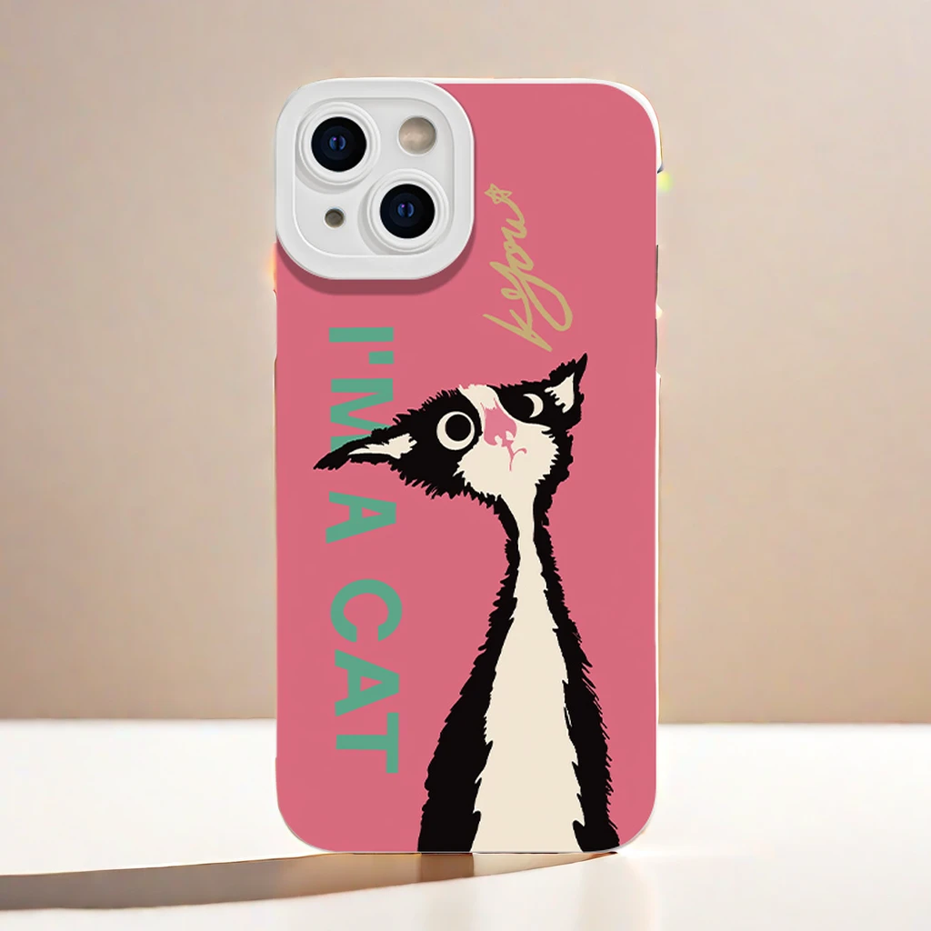潮流骨感猫 适用iphone15/14/13时尚手机壳华为vivo小米oppo红米