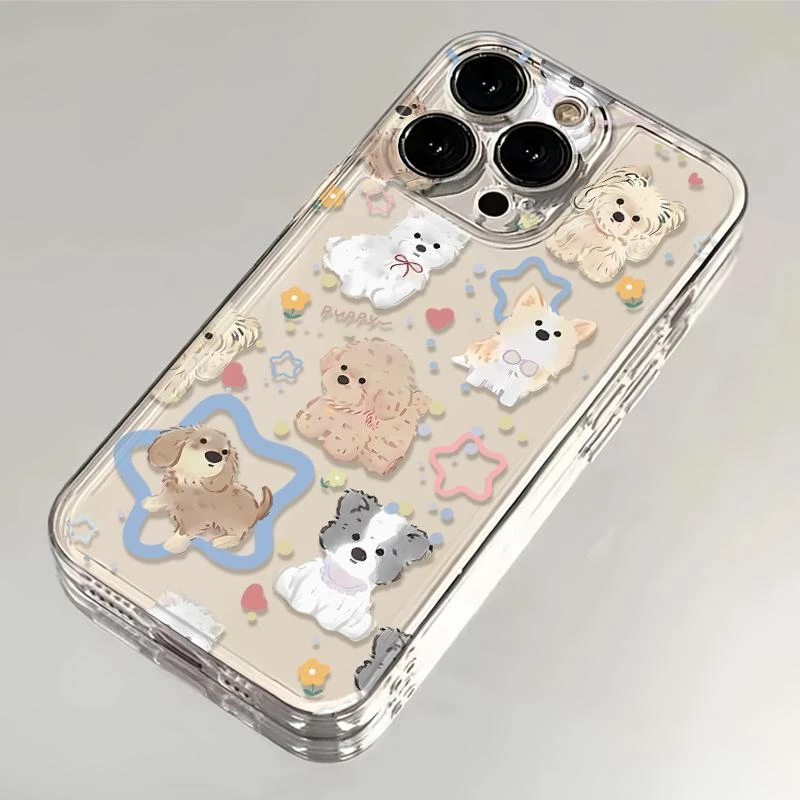 狗狗适用苹果iphone小米15/14/13promax防摔vivo华为oppo手机壳女