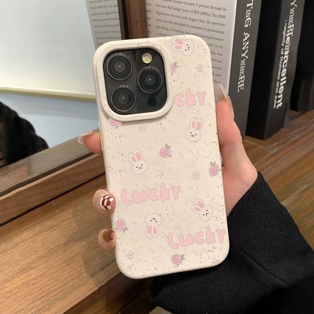可爱兔子仙女适用iphone15/14/13女生手机壳华为vivo小米oppo红米