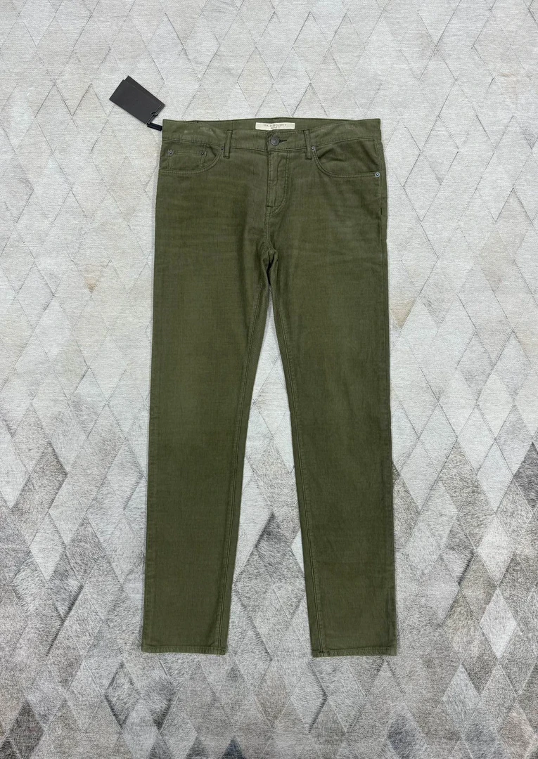 全新未使用 BURBERRY/博柏利 128816 博柏利灯芯绒休闲裤