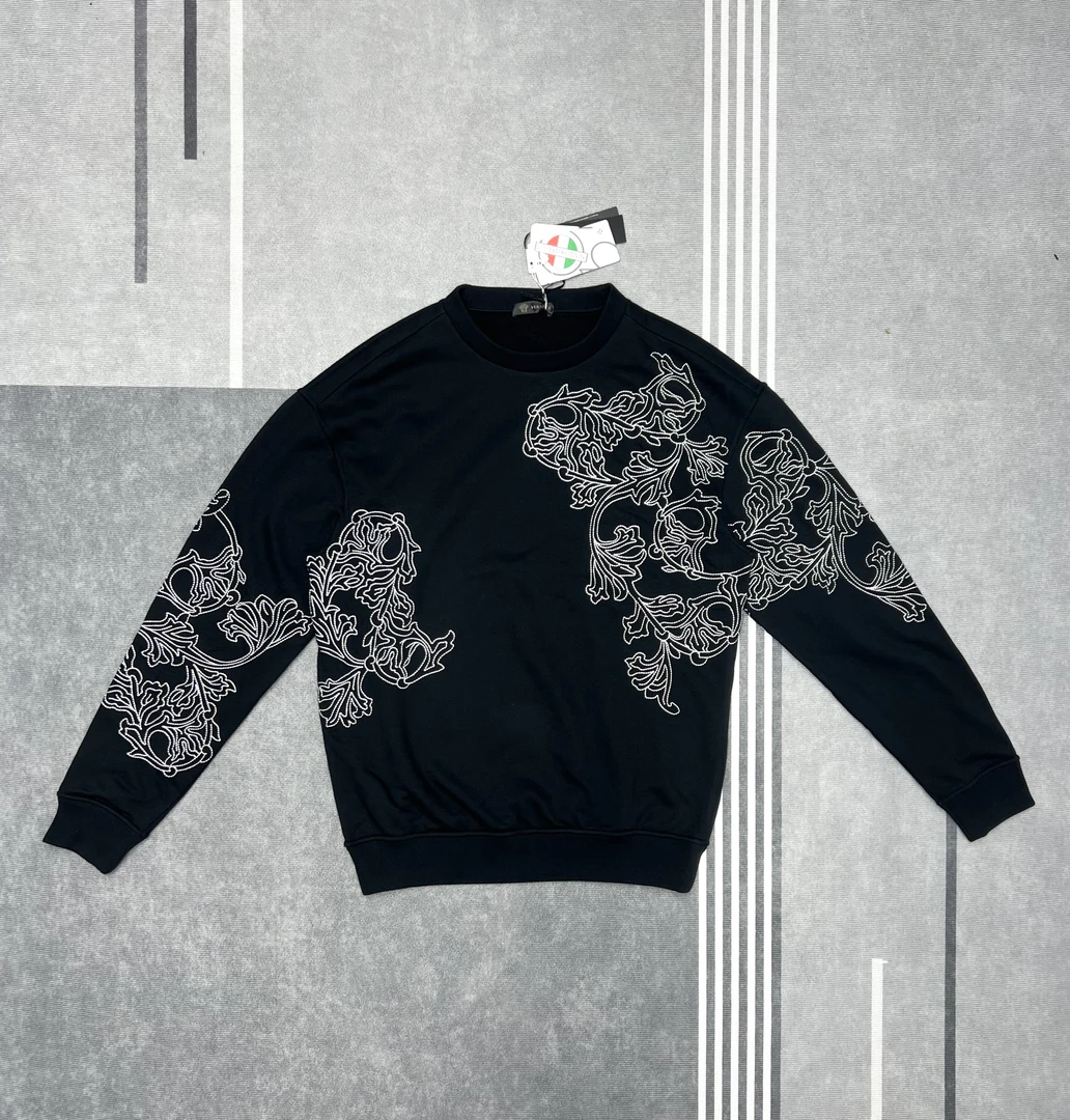全新未使用 VERSACE/范思哲 131084 范思哲卫衣圆领印花字母