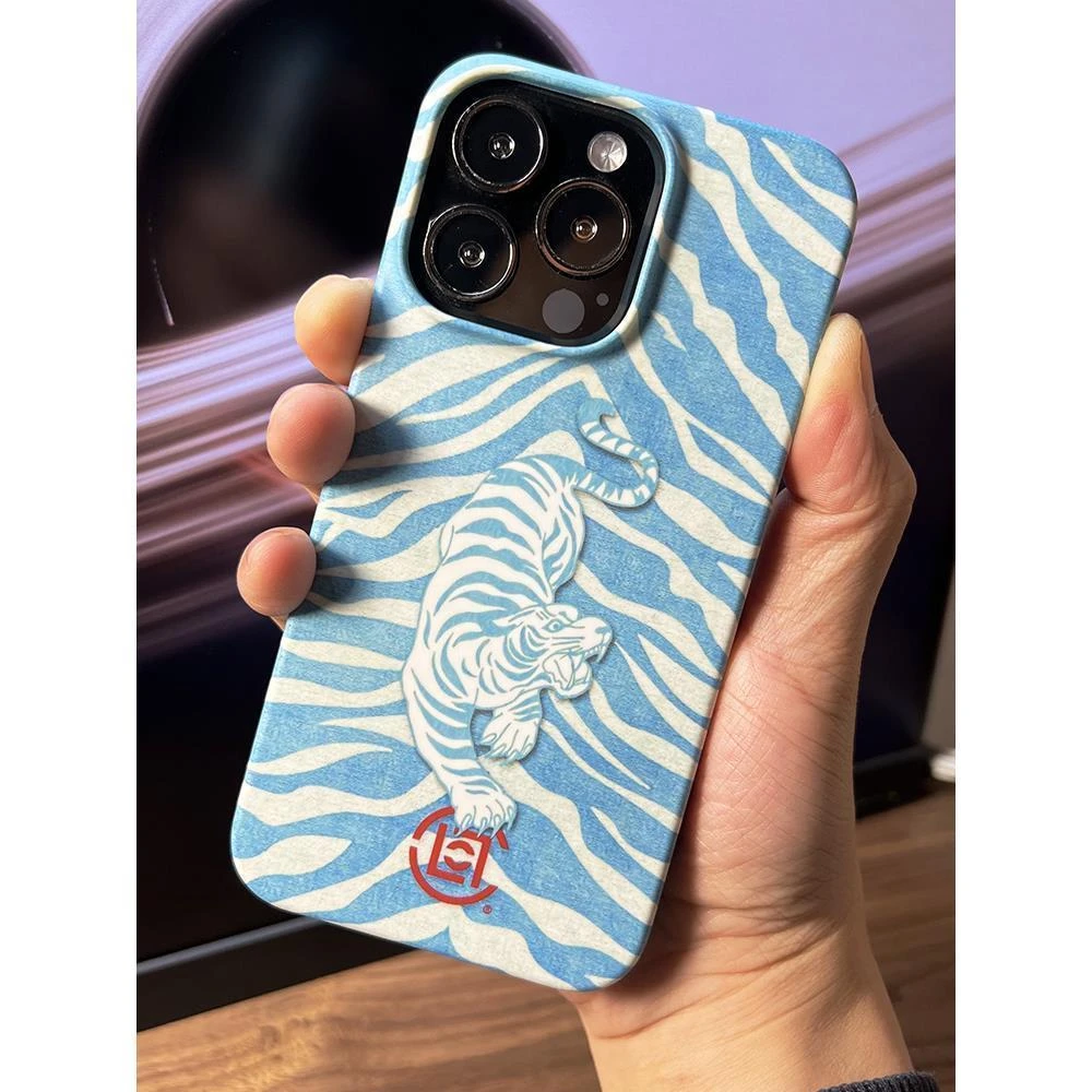 靓壳老虎适用苹果13pro手机壳硬壳iphone12全包max光面14plus菲林