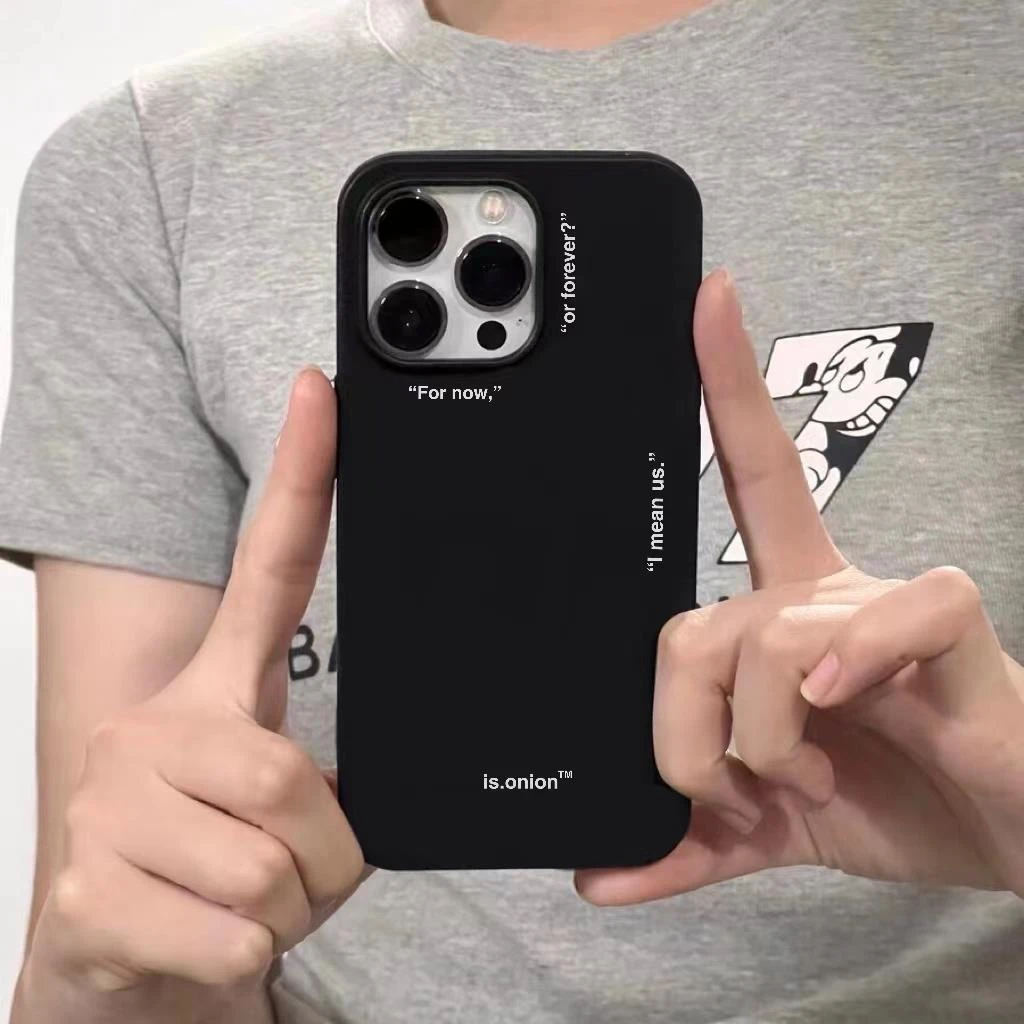 靓壳爆款「Fornow」黑色果冻亮面壳适用iPhone14promax手机壳14pro