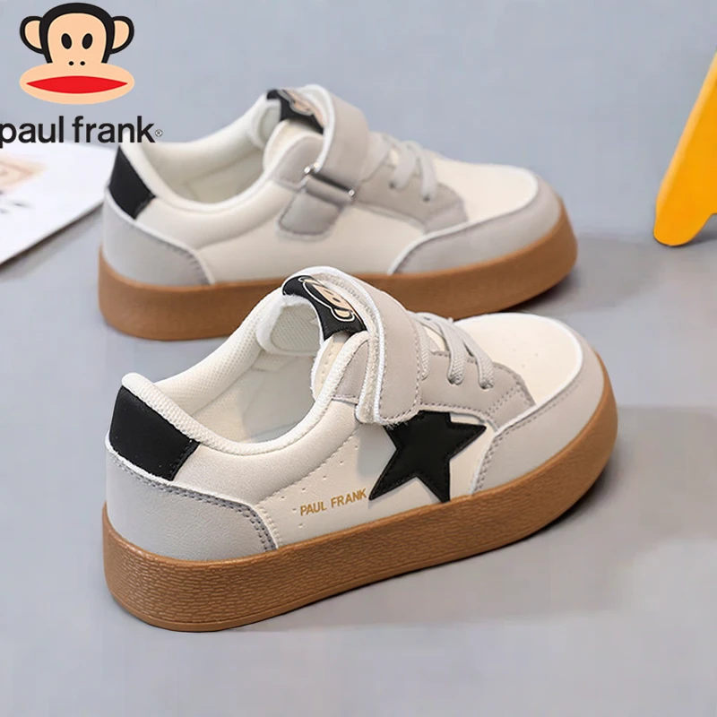 大嘴猴男童板鞋2024春秋宝宝中大童3-6-12岁女童运动鞋子轻便易洗