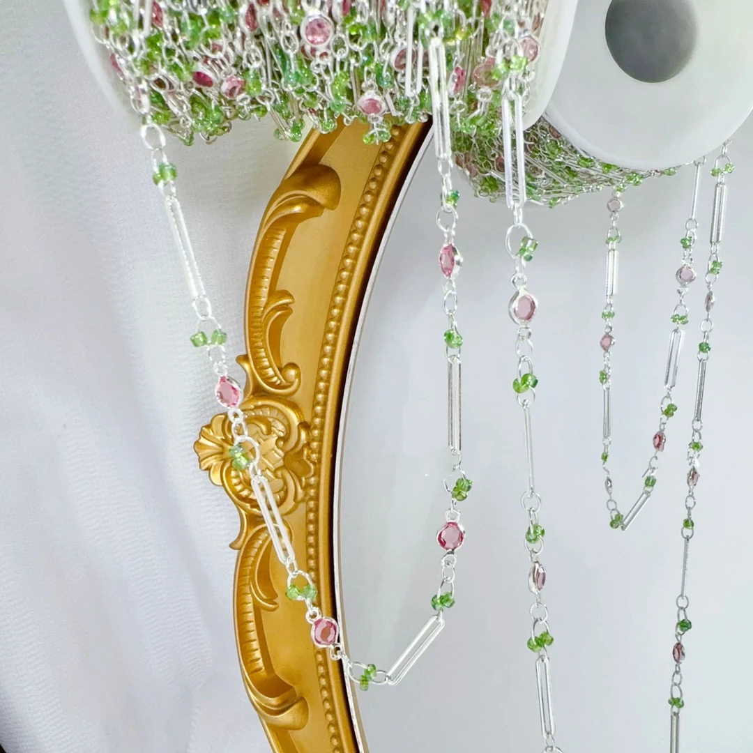 编号 45 尼罗河花园 粉绿配色  高保色 DIY