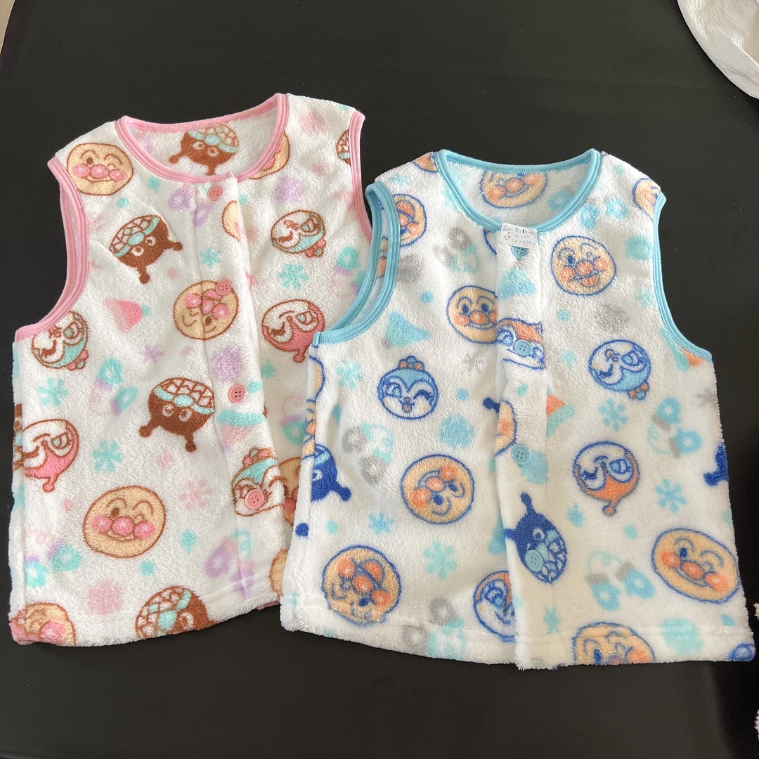 糖妈优选童装外贸日系男童女童马甲40-60