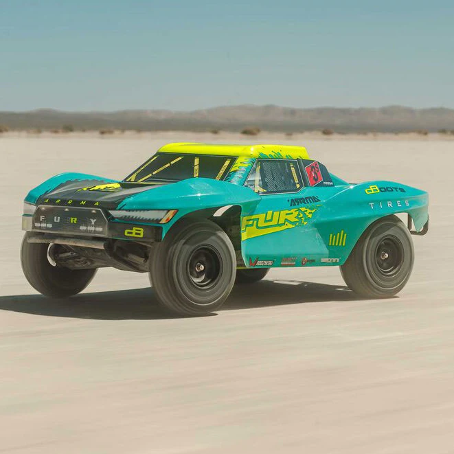 ARRMA 1/10 FURY狂怒两驱 RC遥控模型车电动无刷仿真越野车短卡