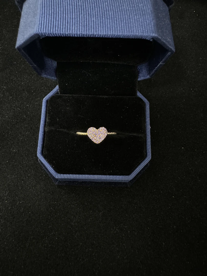 铜合金合成锆石戒指 ZJ0111中古戒指