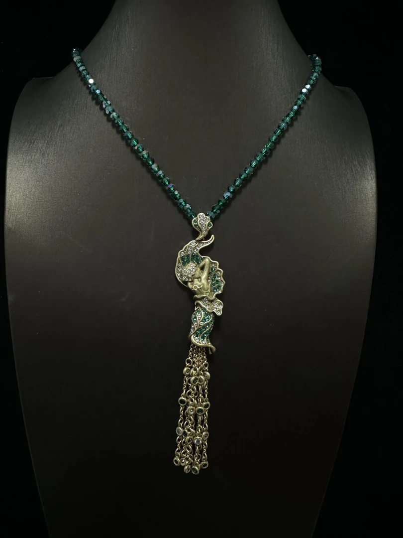 铜合金合成锆石项链 ZXL0224中古项链