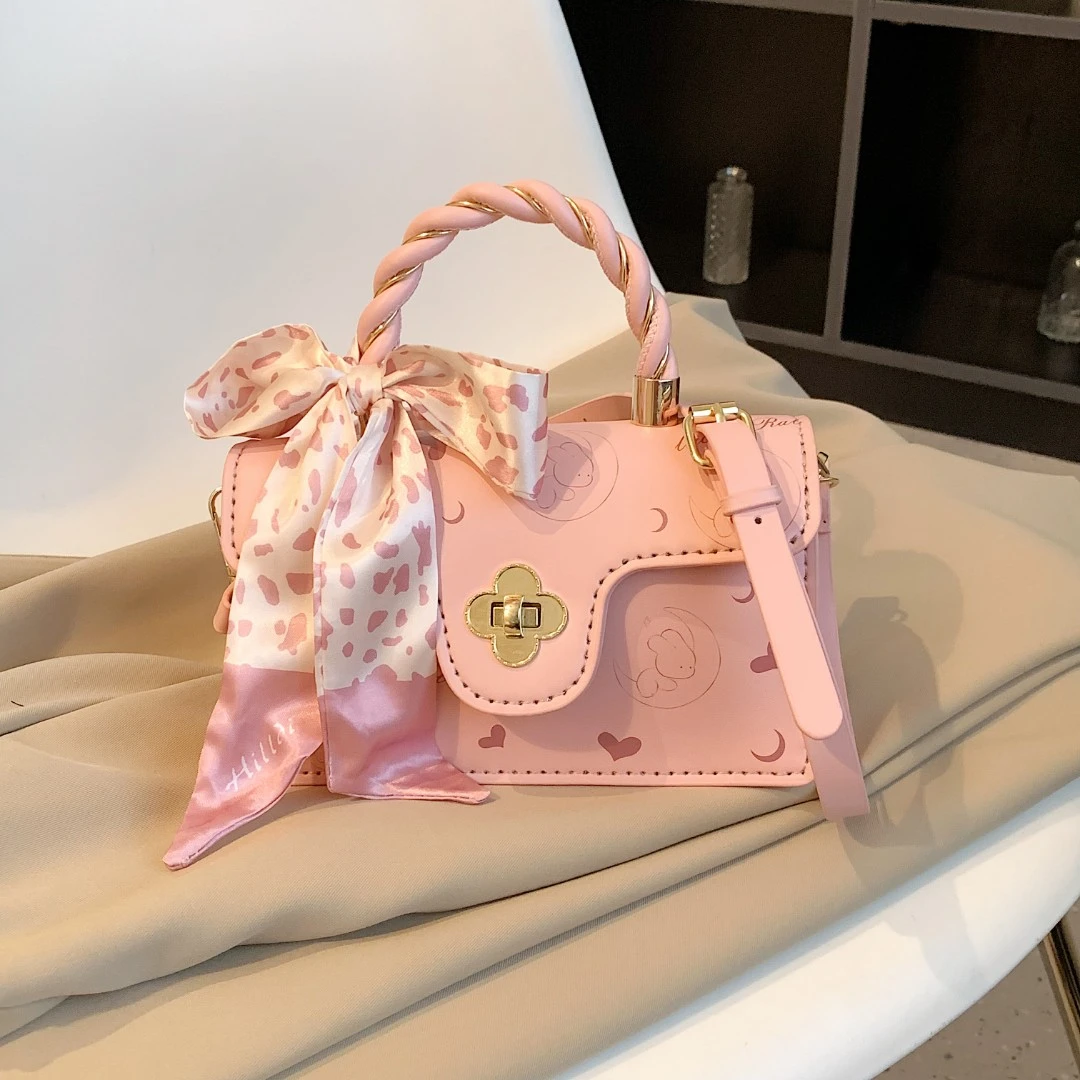 手工diy包包材料包兔年新年兔兔包时尚可爱手提斜挎包单肩小方包