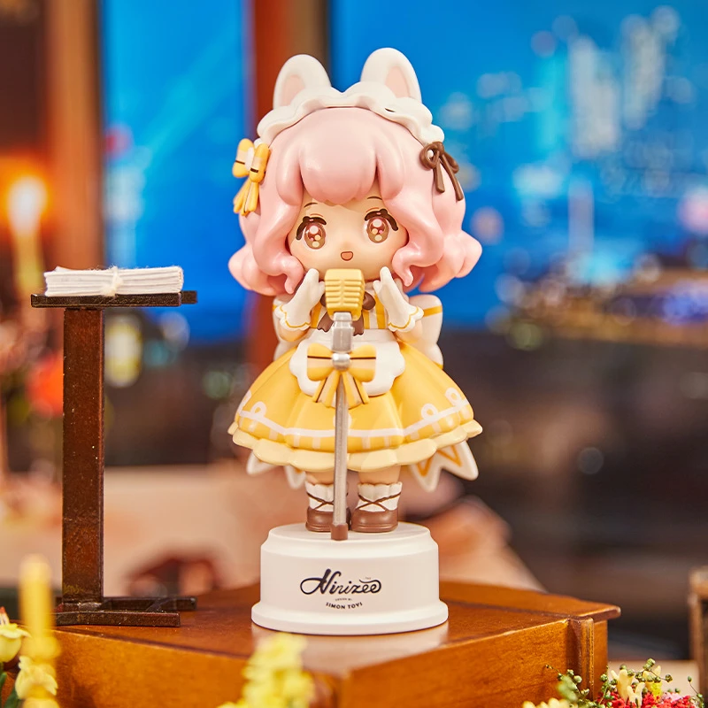 正版妮妮崽美味公司美少女盲盒潮玩车载摆件pvc手办可爱生日礼物