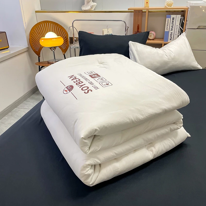 A类大豆纤维被子棉被芯冬被加厚保暖春秋空调夏凉被单人学生宿舍