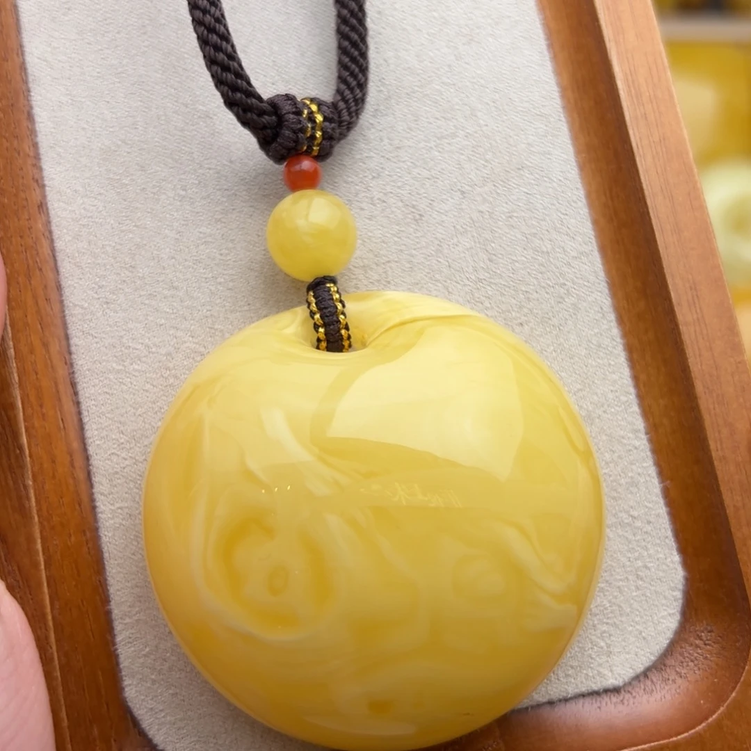 蜜蜡颈饰未镶嵌吊坠