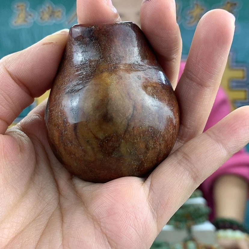 【闪购商品】岫岩河磨玉(透闪石质玉)把件未镶嵌