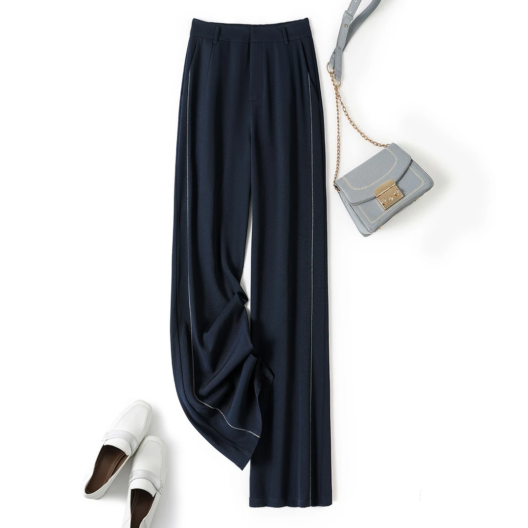 【IHIMI】2023秋季新款时尚百搭通勤显瘦休闲裤