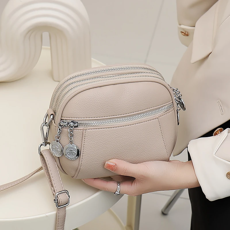 包包女斜跨2025新款大容量多层单肩小包包上班通勤高级感斜挎包