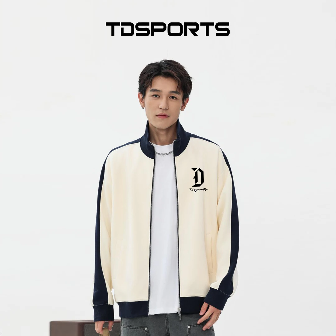 TDSPORTS长袖休闲春季宽松潮流经典英文情侣时尚百搭卫衣外套