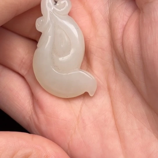 和田玉挂件未镶嵌高****8