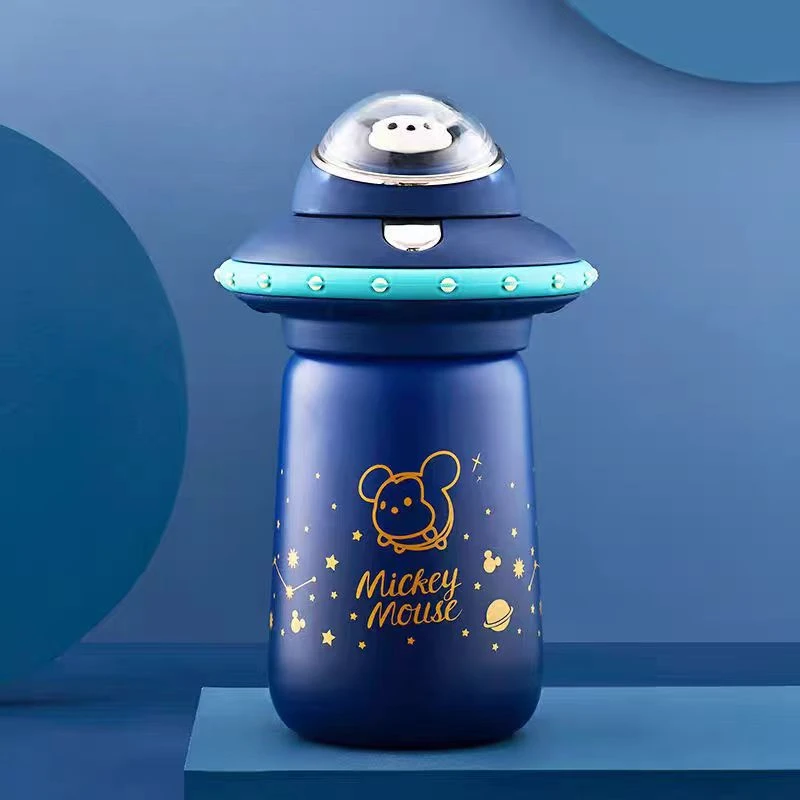 太空船保温吸管杯蓝色