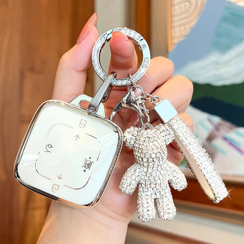 zeekr极氪001钥匙套车蓝牙智能009极氪X遥控实体壳扣包女机械用品