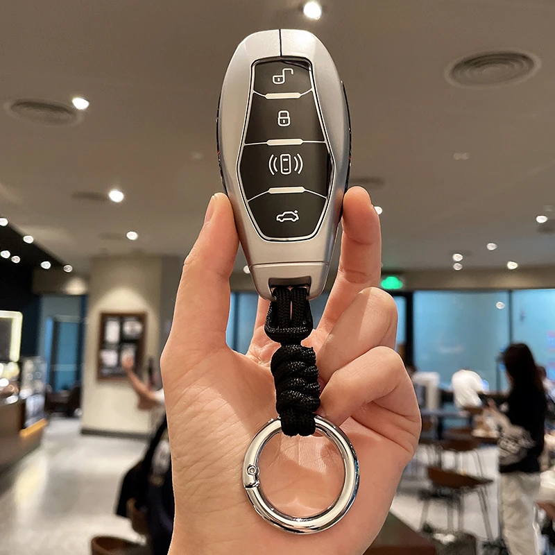 2023款红旗钥匙套新h5高档h9/hs5包hs7汽车经典款钥匙保护壳扣男