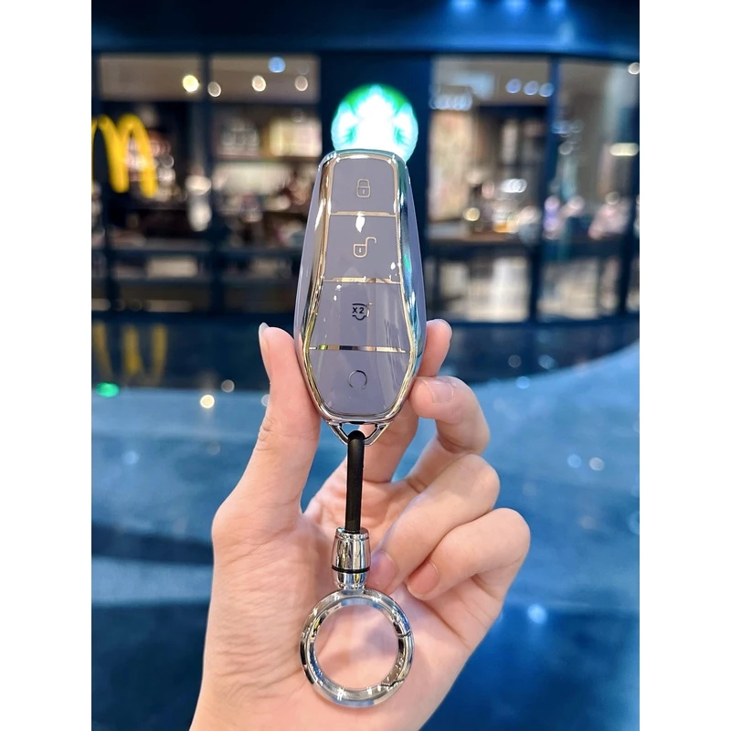 比亚迪钥匙套海豚宋plus秦dmi汉ev元pro唐护卫舰07车扣海鸥女海豹