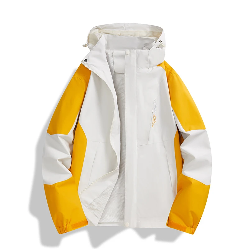 户外运动冲锋衣防风防水薄款单层工作服春秋滑雪登山多色冲锋衣