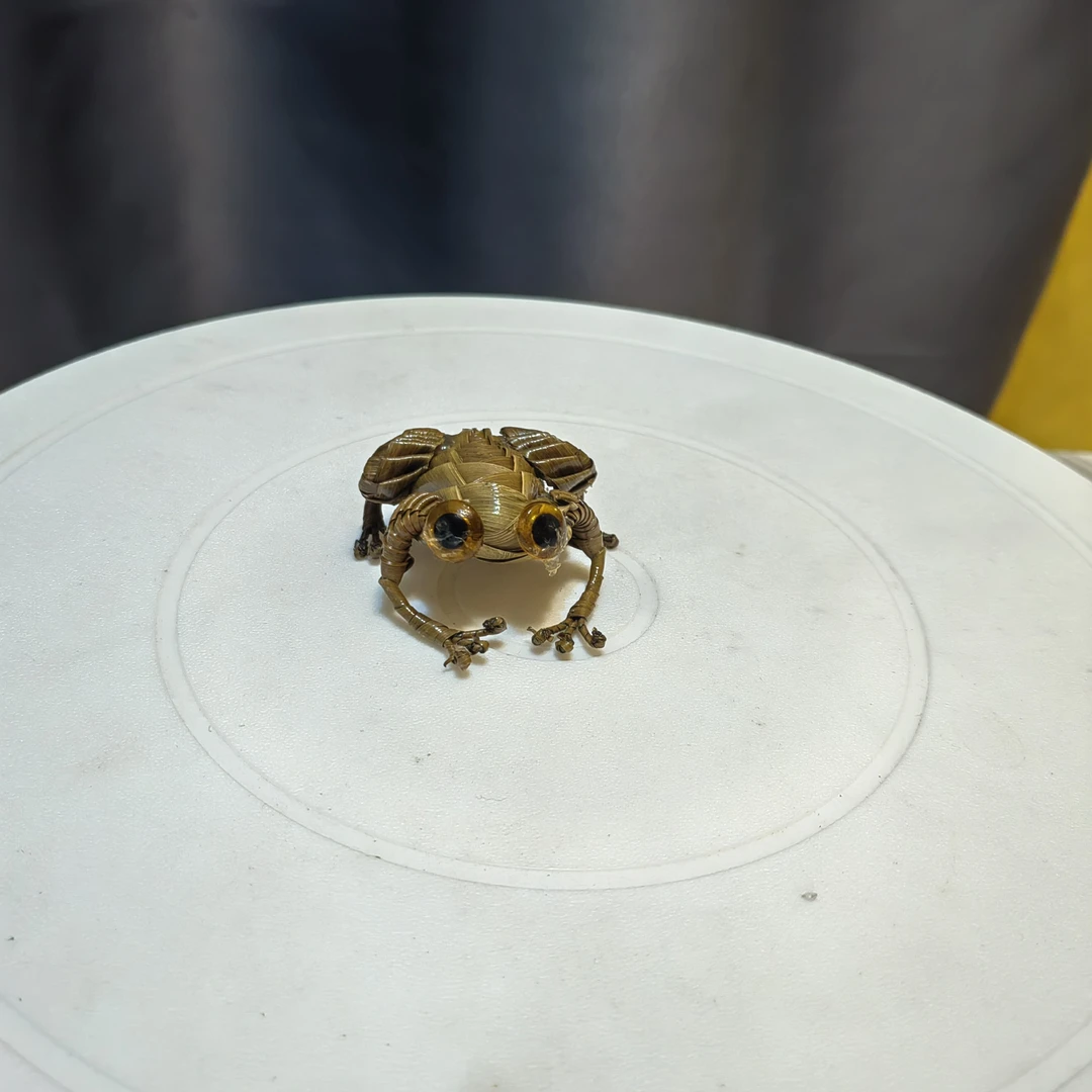 老赵棕编动物青蛙非遗传统手工艺