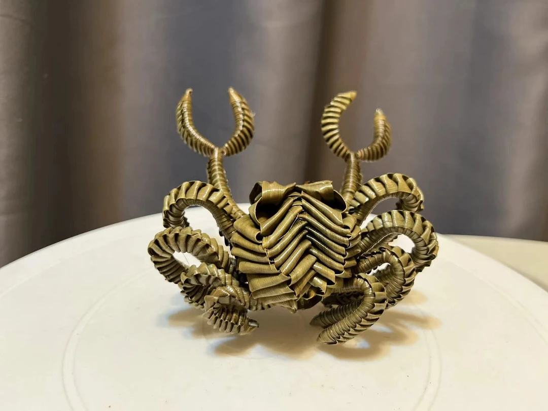 老赵棕编动物螃蟹非遗传统手工艺