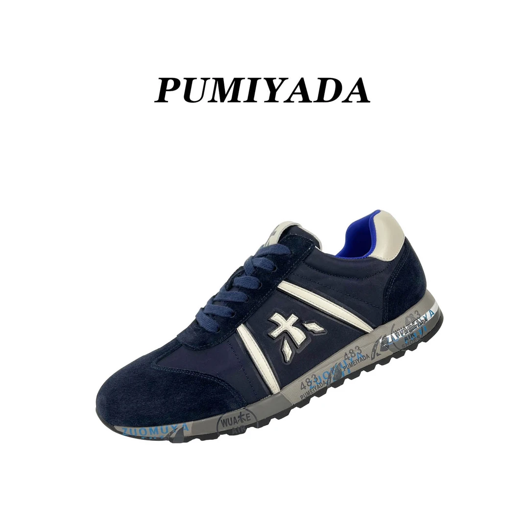 PUMEIADA【官方正品】欧货新款春季男士轻奢时尚运动百搭休闲木子鞋