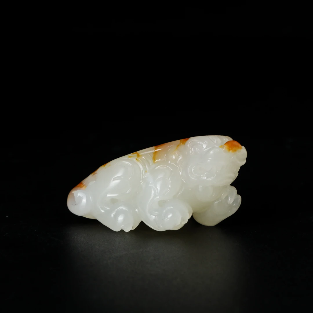 【竞拍专用】和田玉雕刻-瑞兽项坠约40x22x15mm20g左右11240615-164