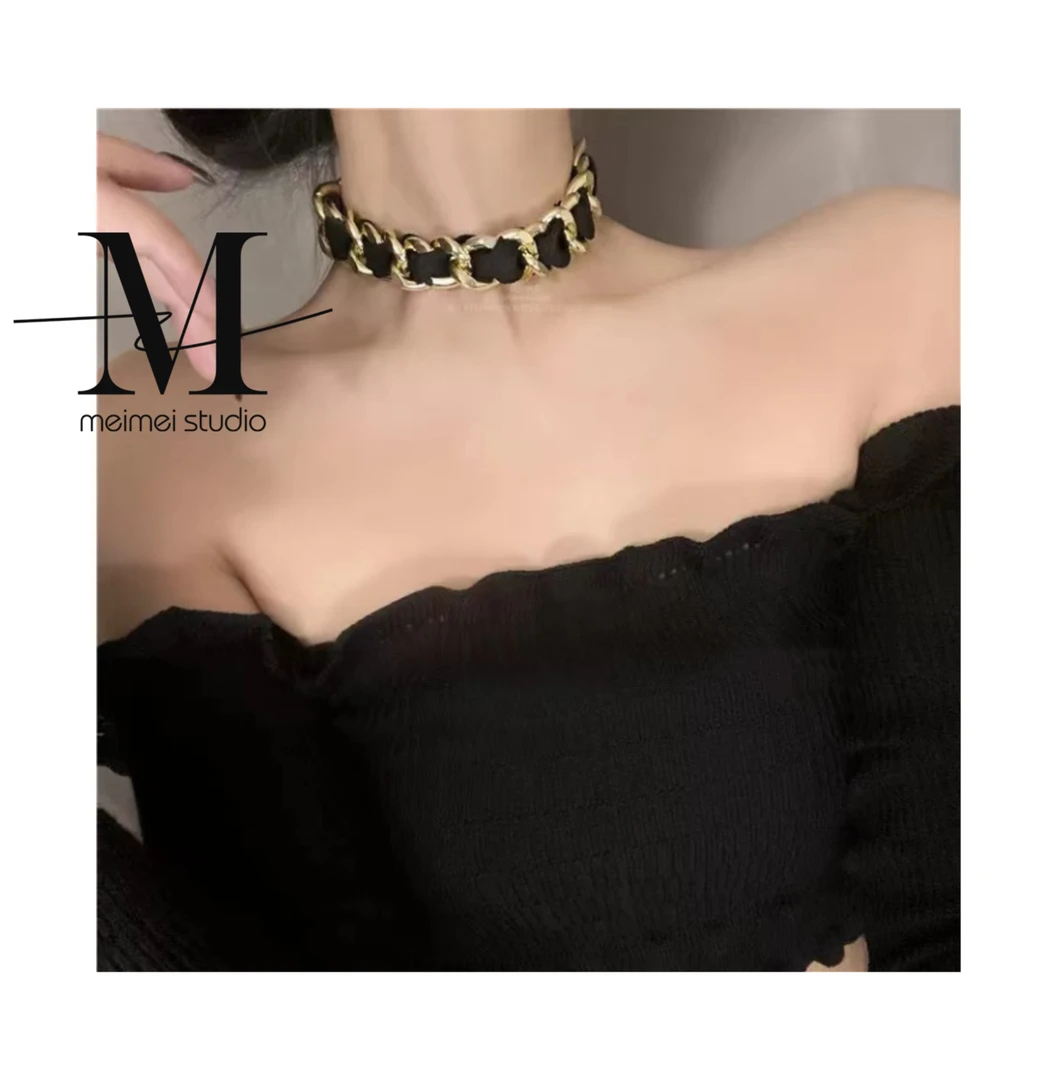 非金属布艺项链 【MEIMEI STUDIO】时尚自留气质潮流项链30860207