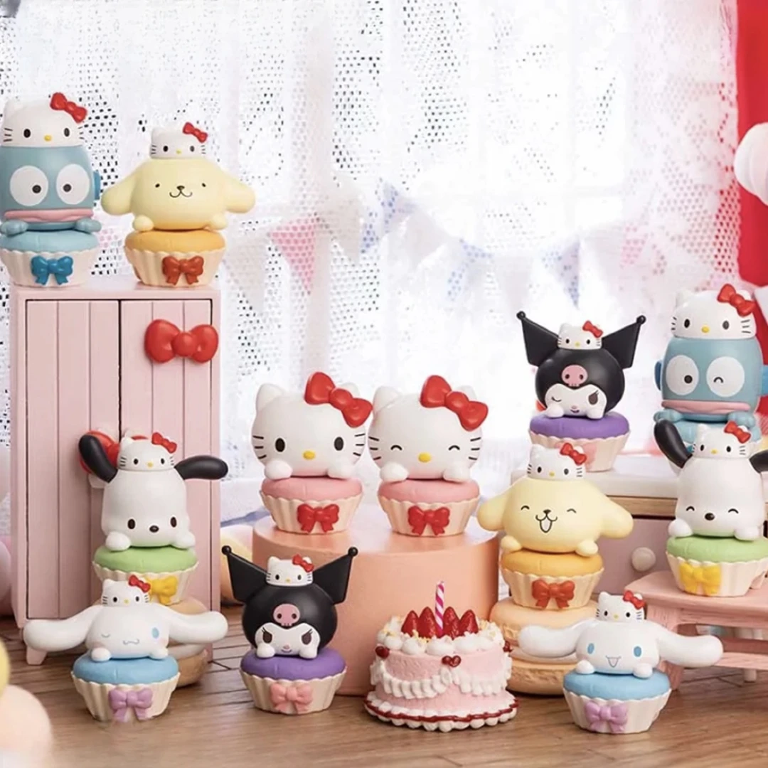 三丽鸥Hello Kitty50周年系列叠叠乐萌粒盲袋潮玩