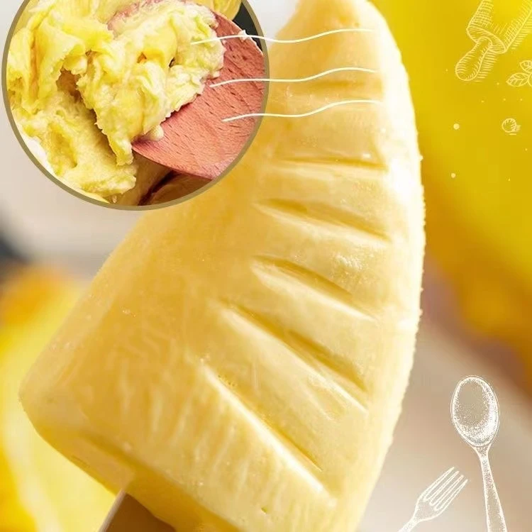 艾冰客爆浆糯玉米猫山王榴莲冰淇淋激凌网红雪糕冰棍