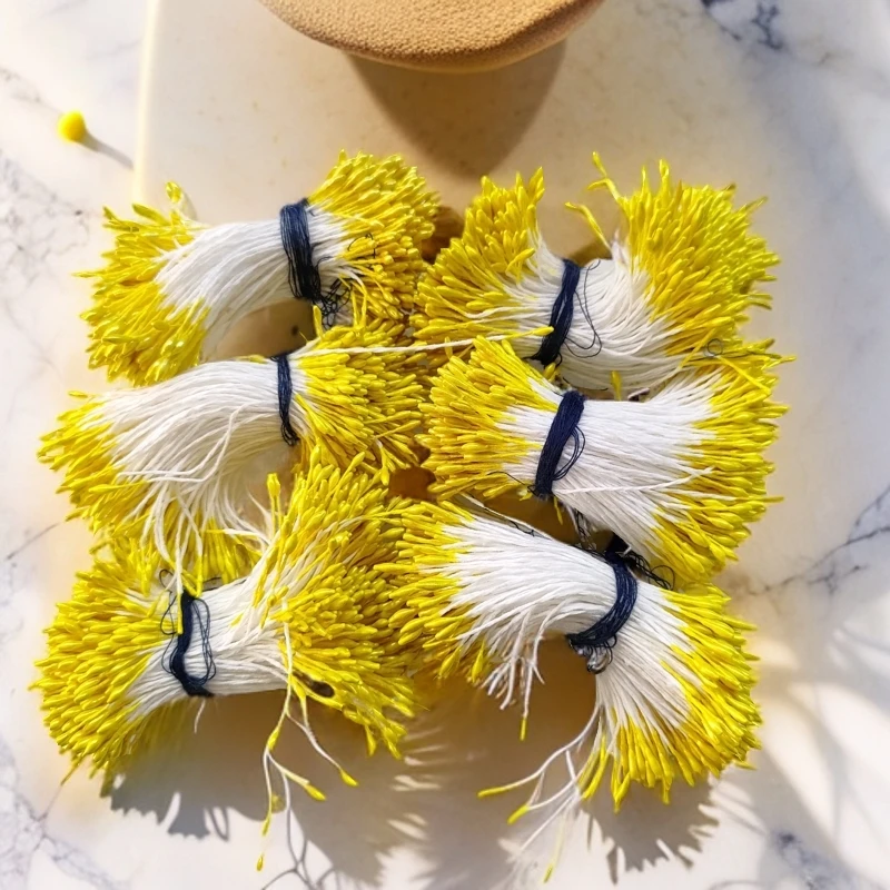 1m米粒花芯仿真花配件绣球花毛线花手工制作花束材料梅花花芯花心