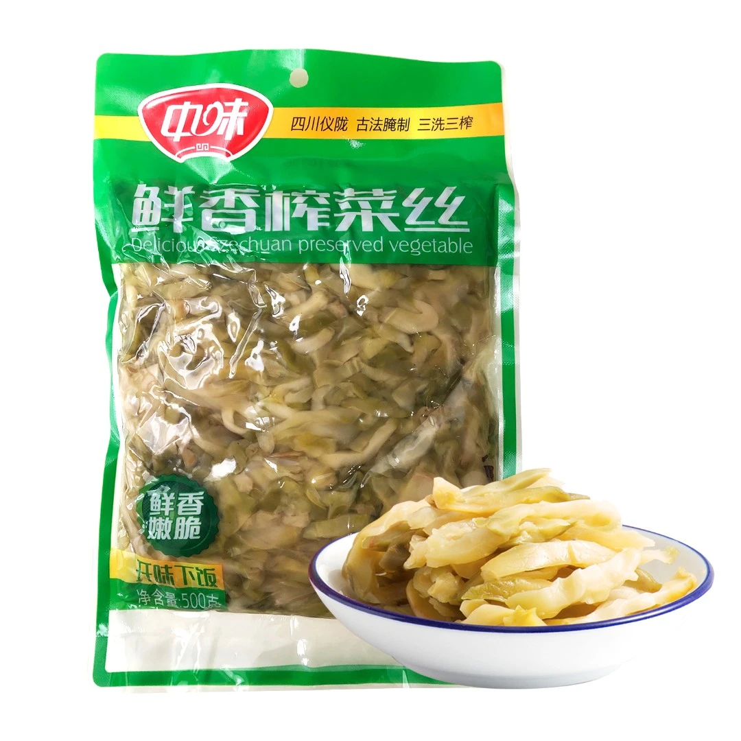 鲜香榨菜丝500g下饭菜榨菜丝清淡爽口早餐配粥咸菜泡菜开袋即食
