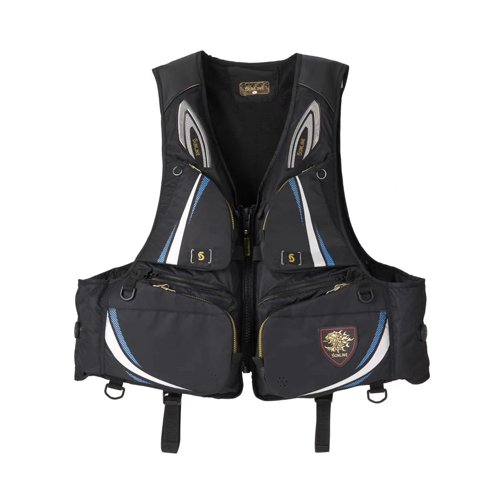 日本SUNLINE桑赖2023年新款SUL-241矶钓海钓救生衣狮子头正品