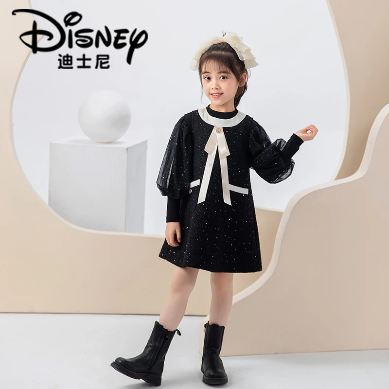 【FF】Disney/迪士尼秋季新款连衣裙套装XCW4SZ389儿童秋冬连衣裙