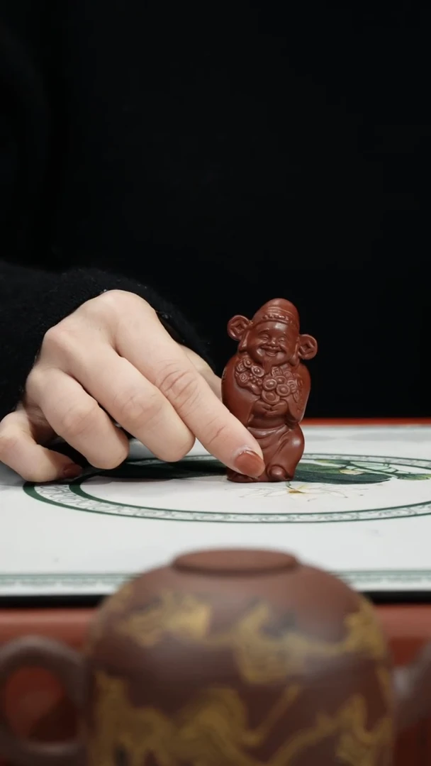 【闪购商品】朱泥财神茶宠